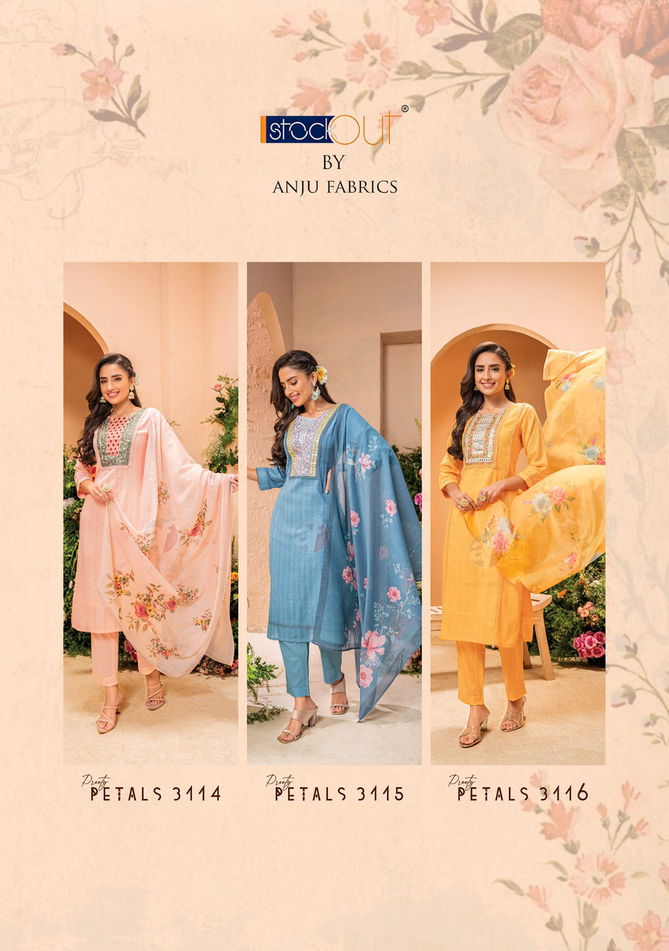 Af Preety Petals Viscose Readymade Suits Catalog
